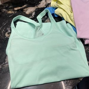 Lululemon Sea foam Green tank top